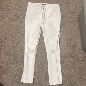 Express Women's White Skinny Jeans